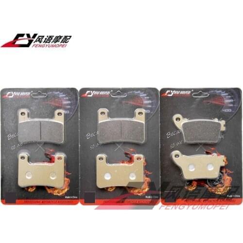 Motorcycle Front + Rear Brake Pads Disks for Suzuki GSXR 1000 K9/L (Tokico & Brembo Caliper) (09-14) GSXR1000