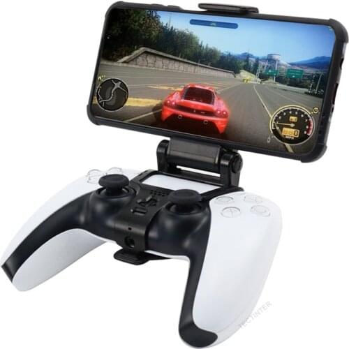 Mobile Cell Phone Stand For PS5 Controller Mount Hand Grip For PlayStation 5 Gamepad For Samsung S9 S8 Clip Holder