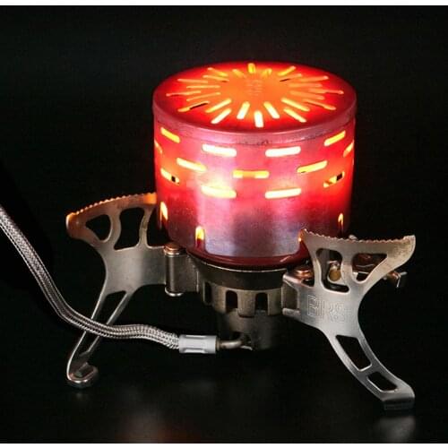 Stainless Steel Portable Camping Picnic Gas Heater Infrared Heating Cover Warmer Stove Windproof Cover Tent Gas Stove Heater