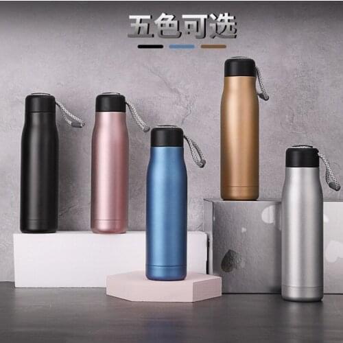 Portable large-capacity thermos cup Stainless steel insulation water bottle outdoor sports water cup custom logo