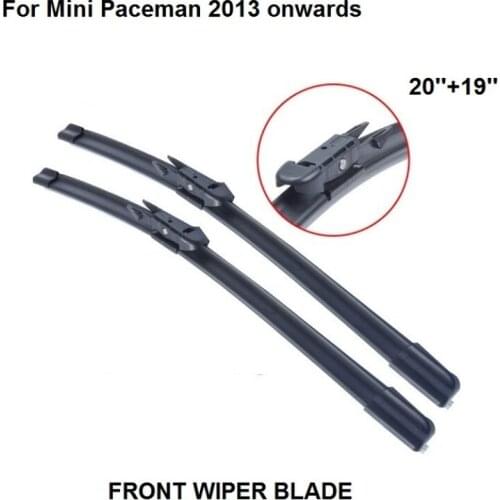 Wiper Blade For Mini Paceman 2013 onwards 20''+19'' Car Accessories For Auto Cars Rubber Windscreen Windshield Blade