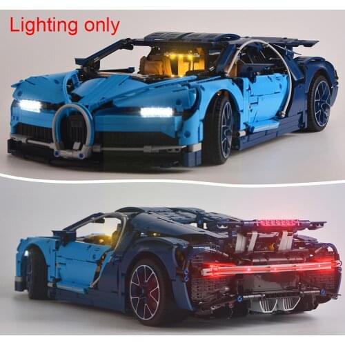 Luminous Assembled Building Blocks LED Light Kit Building Toys Supplies For LEGO Accessories Racing Car Technical Blocks Se F0U9