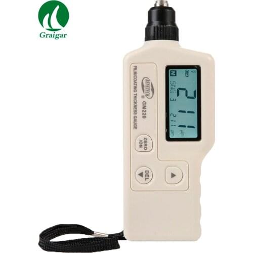 GM220 Hi-sensibility Film Coating Thickness Gauge Auto Calibration Thickness Meter