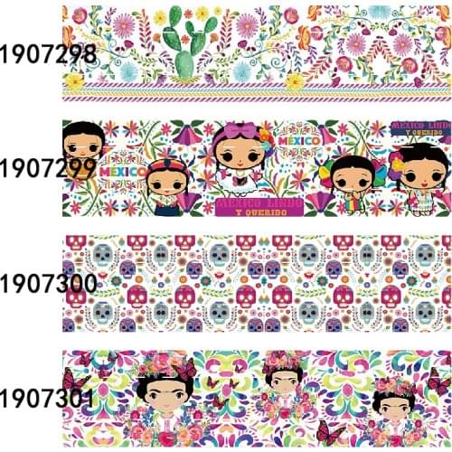 FLRARibbon 3 inch mexican flower dolls liston