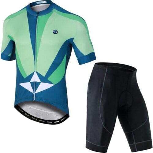 YOCENE New Arrival Summer Cycling Shorts Sleeve Set Fashion Quick Dry Bicycle Wear Men Bike Sports Clothes