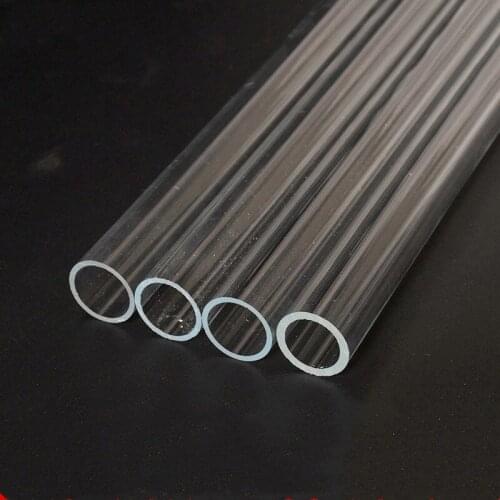 1 Pc 48~50cm Length 50/60/70/75/90mm Highly Transparent Acrylic Pipe Fish Tank Aquarium Irrigation Pipe Tube