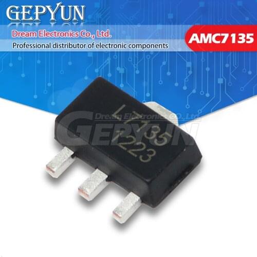 10pcs AMC7135PKFT SOT89 AMC7135 MEL7135 SOT new and original