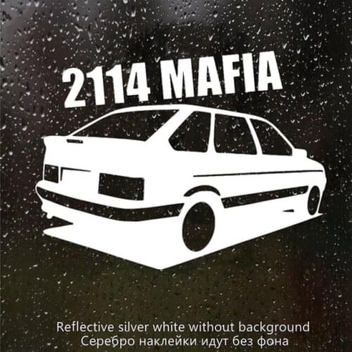 2114 mafia funny car sticker vinyl decal waterproof car auto stickers for bumper rear window