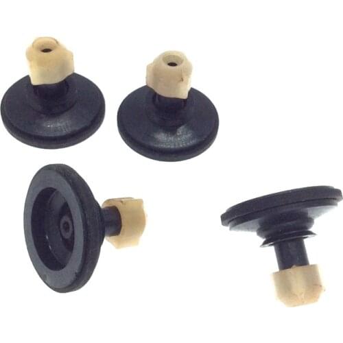 4PCS Take-up drive pulley With rubber ring for cassette deck audio tape record player