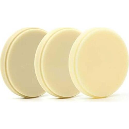 5pcs pure color acrylic dental PMMA Disc monnocolor zirkon zahn acrylic block dental labs material teeth white