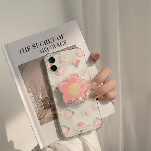 Phone case mobile shell for iphone11 XR XS 7/8/SE 2020 11pro Xs 7p/8plus X/Xs 12 12pro/max 12mini ins Summer peaches