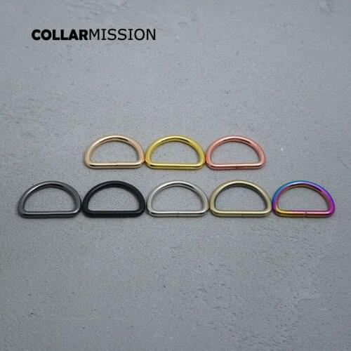 100pcs/lot Nickel plated D-Rings 30mm webbing strapping bags garment accessory retailing non welded metal flat Dee ring 4 kinds