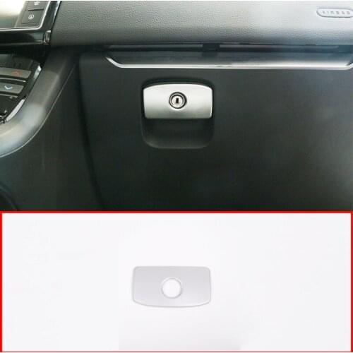 For Jaguar XE XF F-Pace X761 2016-2018 Automotive ABS Co-Pilot Seat Storage Box Sequin Decoration Trim Accessories