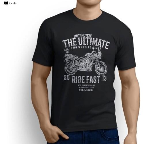2019 New 100% Cotton T-Shirts Men Men T-Shirt Men Clothing Plus Size Ultimate British Motorbike Tiger 800 Xrt Inspired Motorcycl