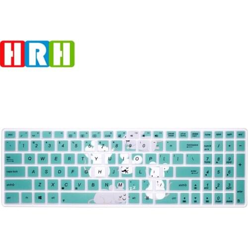 HRH Stylish Design Silicone Keyboard Covers Keypad Skin Protector Protective Film For Asus N50 U5000 K52 K53 K53S K72
