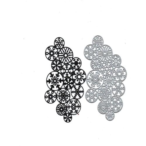 Julyarts 1pcs Circle Scrapbooking Accessories Fustelle Metalliche For DIY Scrapbooking Card Stencil Paper Craft Handmade
