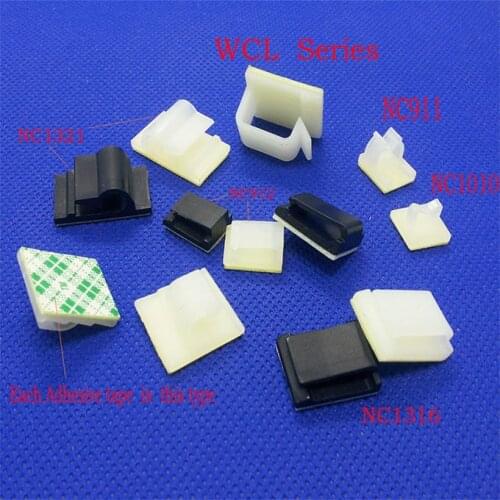 Wire clip Adhesive backing mount cable clamp mount Car computer electronic equipment wire distribution collection