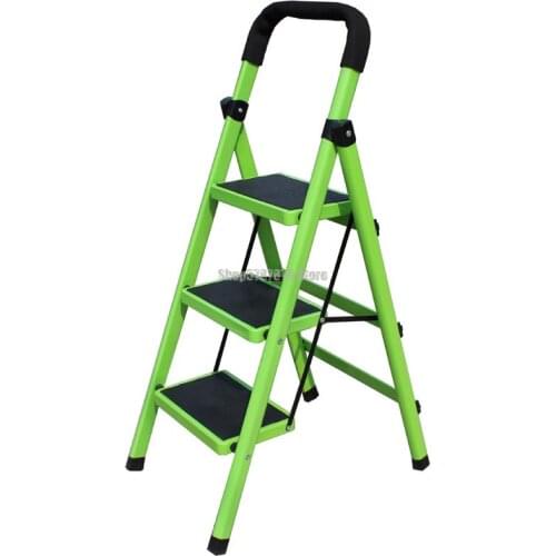 Household Ladder Household Folding Ladder Thickened Herringbone Ladder Mobile Ladder Telescopic Ladder 456 Steps High