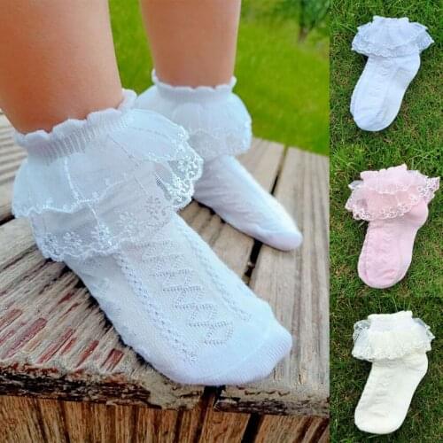 Summer Thin Section Children Lace Socks Baby Hosiery For Girl Mesh Lace Princess Sock Ankle Short Toddler Sock