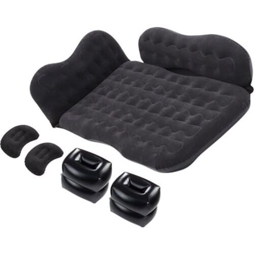 Multi functional Car Air Inflatable Back Seat Travel Bed Mattress Air Bed Sofa Pillow Outdoor Camping Mat Cushion