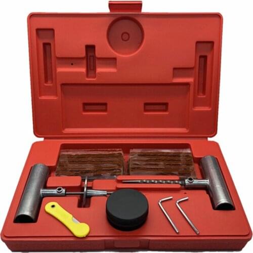 Car Truck Motorcycle Bicycle Tire Repair Tool Kit Emergency Heavy Duty Vacuum Tire Tire Repair Tool Kit
