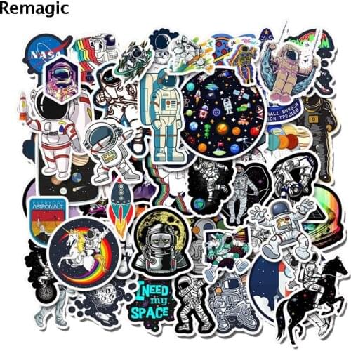 50pcs Space Astronauts Architecture Sticker pack fans anime vintage paster cosplay scrapbooking diy sticker phone laptop