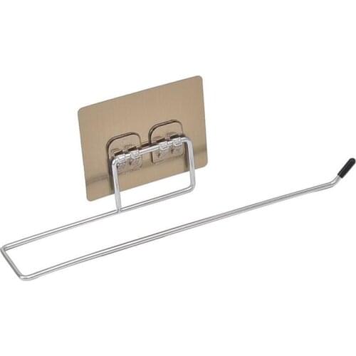 Wall Mount Bathroom Towel Hanger Toilet Roll Paper Holder Stainless Steel Bathroom Hook Towel Rack Tissue Holder Bathroom Shelf