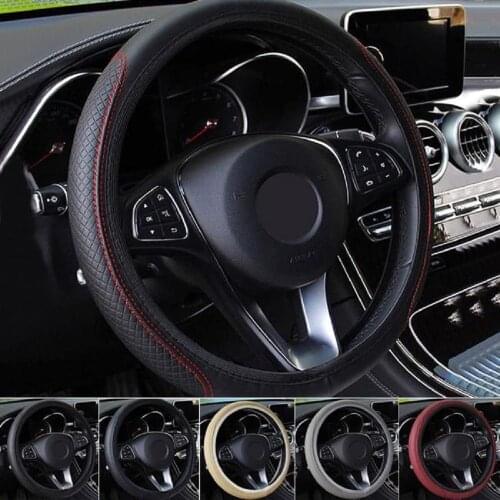 38cm Steering wheel cover braid on steering wheel cover cover auto steering wheel car wheel cover car accessories
