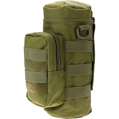 Outdoor Camping Water Bottle Bags Tactical Military Molle System Kettle Pouch Holder