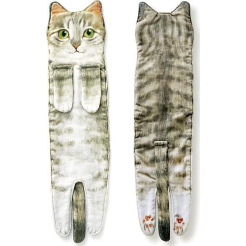 Cats Microfiber Towel Absorbent Super Cute Cleaning Towel for Home Quick Dry 15x52cm LBShipping