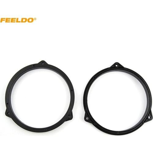 FEELDO 2pcs Car Speaker Spacer Mat for Hyundai KIA Audio Refitting Washer Pad Rings Pad Auto Plates Bracket Pad Adapter#6047