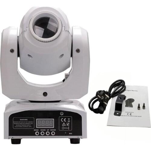 White cover 30W Spot Gobo Moving Head Light colorful LED Stage Lighting Disco Light Professional DMX512 DJ lights Equipment