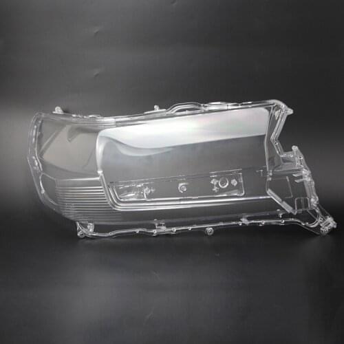 For Toyota Land Cruiser 2016-2019 headlight transparent shell lens housing transparent plastic shell lamp protection shell