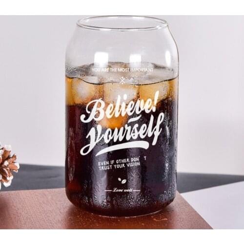 Tumbler Beer Glass Elegant Shaped Drinking Cups Beer 20 Oz Cans Shaped Beer Glasses Transparent Drinkware Is Ideal Gifts