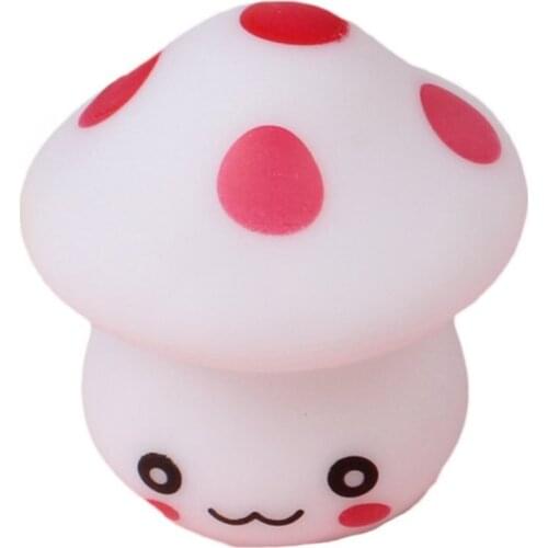 LED Novelty Lamp 7-Color Changing Mini Lamp Night Light Romantic Mushroom Shape Light Cute Lamp Decor