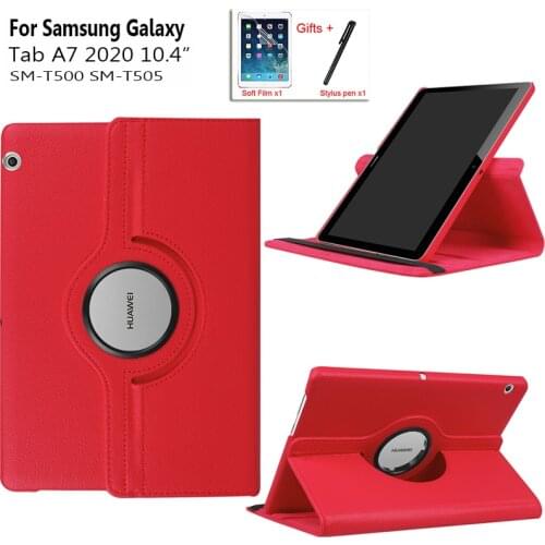 Tab A7 360 Degree Rotating PU Leather Flip Case Cover For Samsung Galaxy Tab A7 SM-T500 SM-T505 T500 T505 10.4 inch Tablet Case