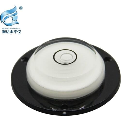 10 pcs/piece) Vientiane level plastic round level bubble bulls eye level mounting hole level level ruler level bead bubble