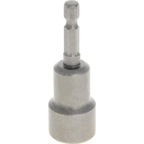 Utoolmart Hot 1/4" Magnetic Hex Socket Chrome-Vanadium 65mm Long 15mm/16mm Impact Nut Setter Driver Bit Adapter Hand Tool