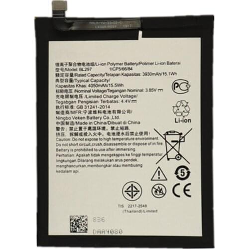 High Quality 4050mAh BL297 Battery For Lenovo K5 Pro L38041 / Z6 Youth Edition / Z6 Lite L38111 6.3 inch Phone Battery