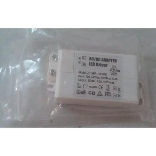 100V-240V to 12V 1A 12W LED Driver AC DC Adapter Power Supply Lighting Transformer for LED Lamp Strip 110V 220V