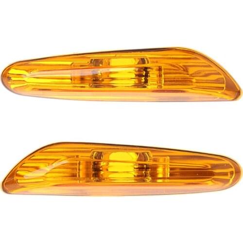2 Pcs Turn Light Turn Indicator Side Marker Light Signal Lights For BMW E46 X3