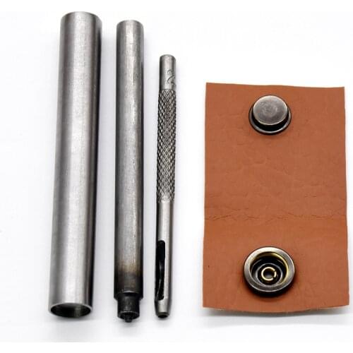 20set brass snap fasteners and tools Clothing accessories Sewing snaps Environmentally Invisible high quality jacket buttons