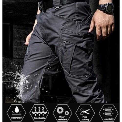 2021 Military Casual Cargo Pants Summer Outdoor Loose Army Trousers Men Many Pockets Waterproof Wear Resistant Tactical Pants