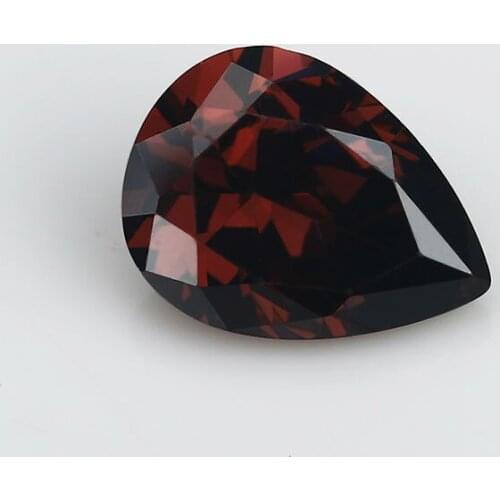 50PCS 3x4~10x12mm Pear Shape Brilliant Cut AAAAA Coffee Color Loose Cubic Zirconia Gems CZ Stone For Jewelry Diy