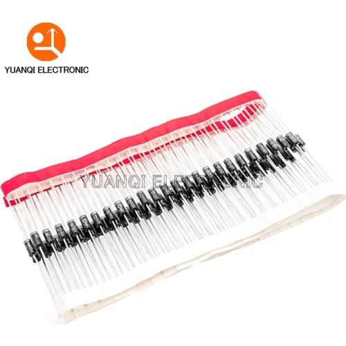 50pcs HER207 2A 800V DO-15 Fast Recovery Rectifier Diode