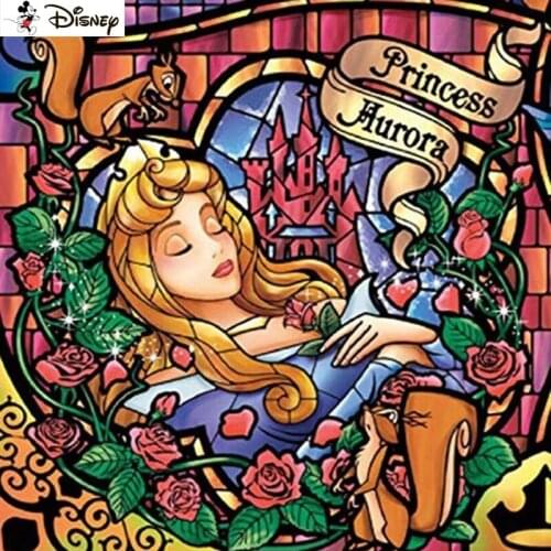 Disney 5D DIY Full Diamond Embroidery "Cartoon princess" Diamond Painting Cross Stitch Rhinestone Home Decoration A30689