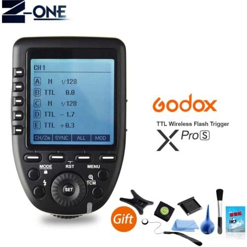 In Stock Godox Xpro-S TTL 2.4G Wireless X system Transmitter Trigger For Sony A77 II A99 A9 A7R III A350 Godox TT685S V860II-S