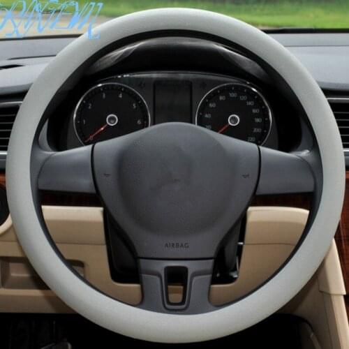 Soft Silicone Steering Wheel Cover Skidproof Odorless Eco Friendly For Mercedes Benz CLA GLA AMG C E CLS GLK CLK SLK Class