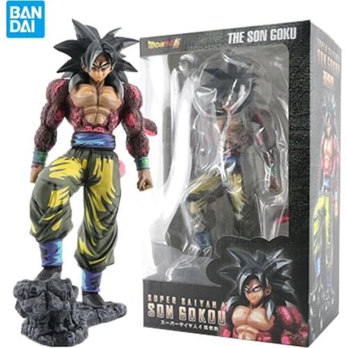 Dragon Ball Super Saiya 4 Dbz Monkey King Goku Jiren Model Toys 26cm Landscape Pvc Desktop Ornaments Figma
