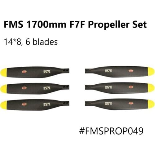 FMS 1700mm 1.7m F7F Tigercat Propeller 14*8 inch CW&CCW 2pcs FMSPROP049 RC Airplane Model Plane Aircraft Avion Spare Parts